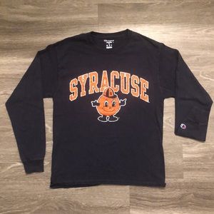 Men's Medium - Champion - Long-Sleeve Syracuse "Orange" T-Shirt